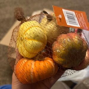 Decorative Mini Pumpkins Set